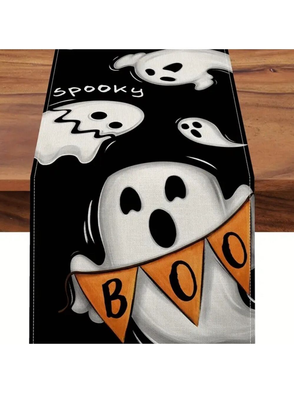 Halloween Ghost Table Runner 13 x 48
